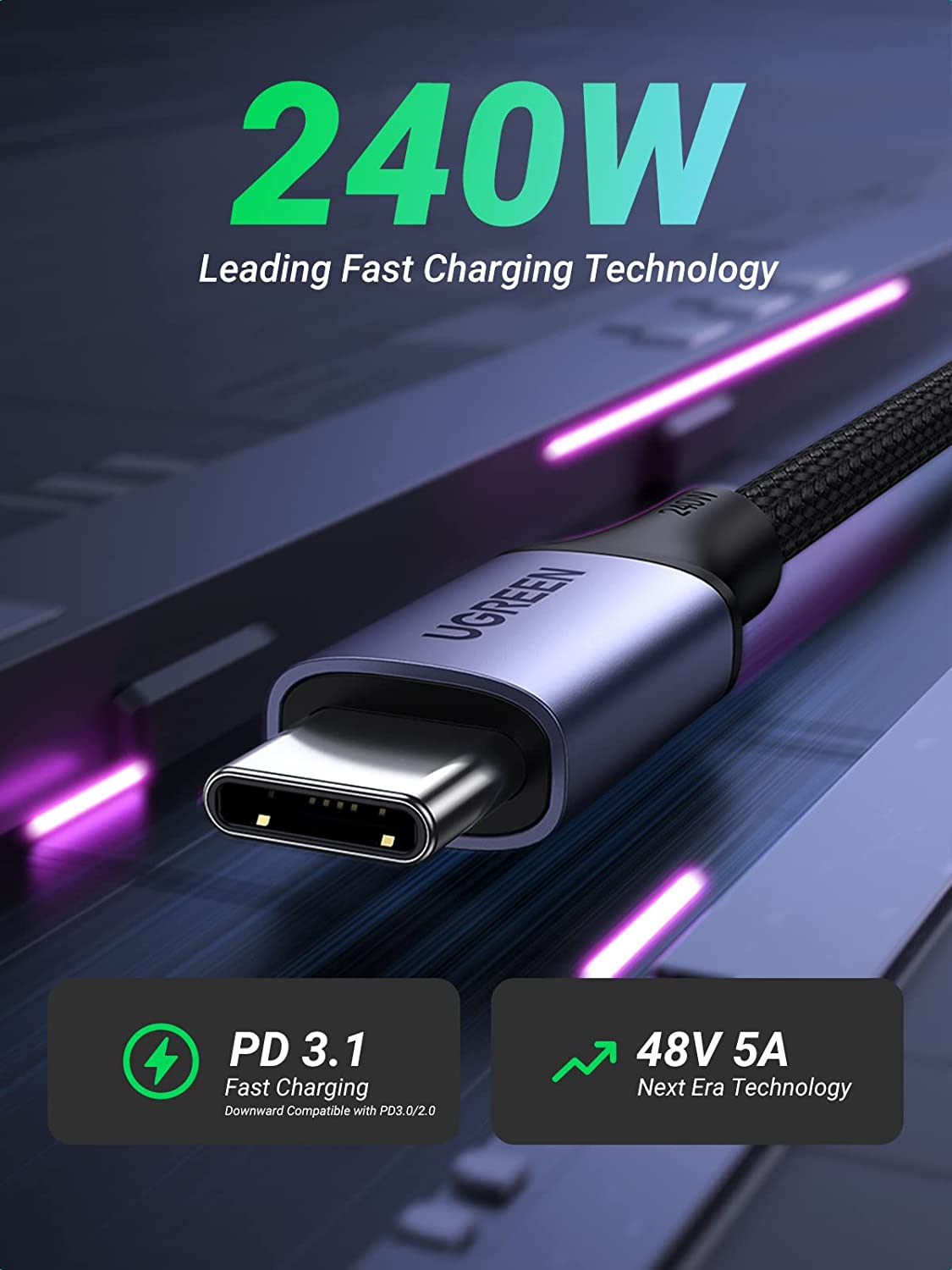 This 240W USB-C cable opens up new charging possibilities