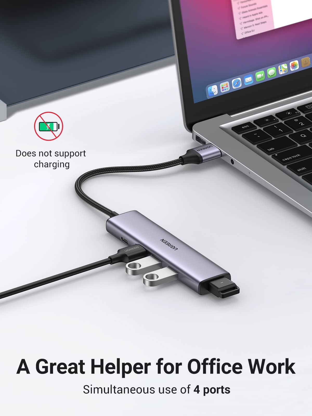 Ugreen USB-C to 4-Port USB 3.0 Hub « Blog