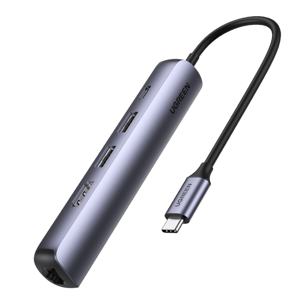 UGREEN USB C HUB 8K30Hz 4K60Hz USB C to 2xHDMI 2.1 RJ45 USB 3.0 PD Adapter  for Macbook iPad M2 M1 PC Accessories USB C Splitter - AliExpress