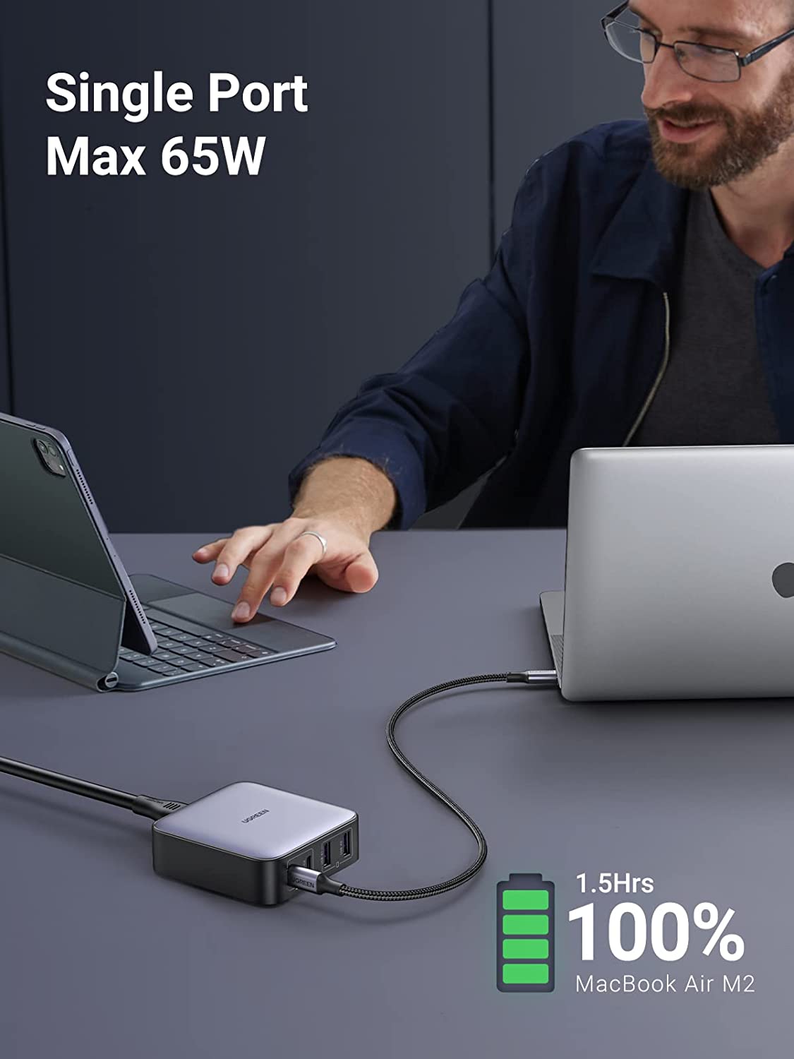 Deal: Ugreen's tiny 65W USB-C GaN charger can be yours for RM92