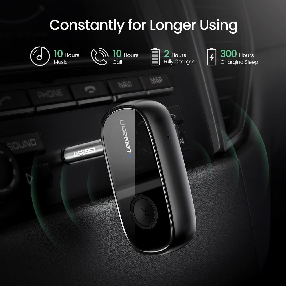UGREEN Bluetooth 5.0 Aux Car Adapter