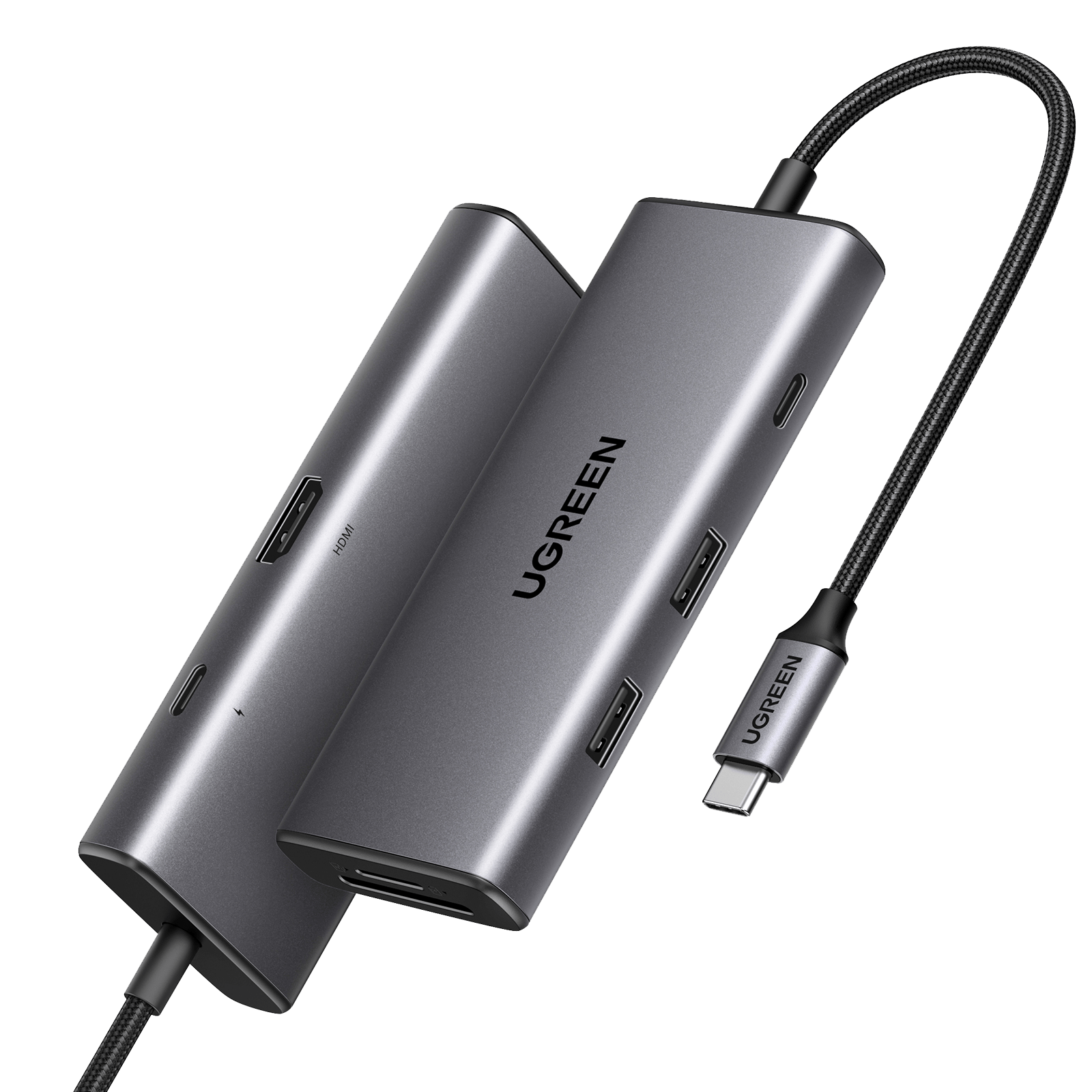 UGREEN Revodok 7 en 1 Hub USB C Ethernet HDMI 100W PD Charge