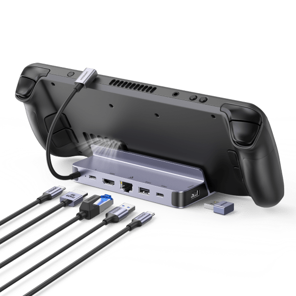6-in-1 USB-C dock powers Steam Deck gaming