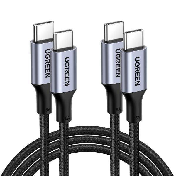 UGREEN USB C Extension Cable, (3.3Ft/1M/10Gbps/100W), USB C 3.2 Extender  Nylon Type C Male to Female Cord Charging & Transfer Compatible with