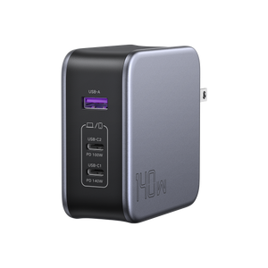 UGREEN Nexode 140W 3-Port GaN Charger with Retractable USB-C Cable