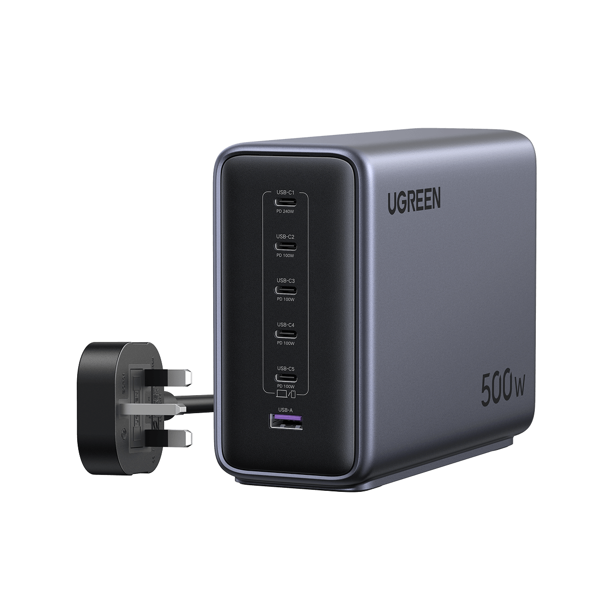 UGREEN Nexode 500W 6-Port GaN Desktop Fast Charger