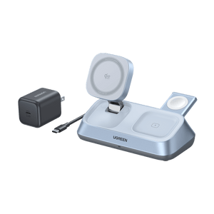 UGREEN MagFlow 3-in-1 Magnetic Wireless Desktop Charger 25W