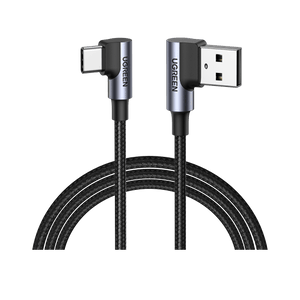 UGREEN 90 Degree USB to USB C Cable, 1.5FT
