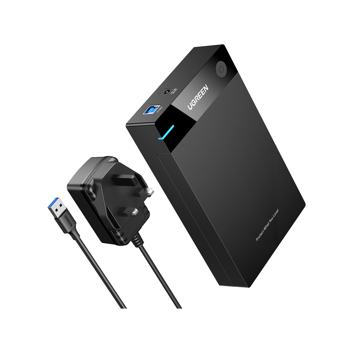 UGREEN USB 3.0 SATA HDD Enclosure - 16TB Support