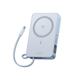 UGREEN MagFlow Magnetische Kabellose Powerbank (10000mAh, Qi2 25W, MagSafe-kompatibel)