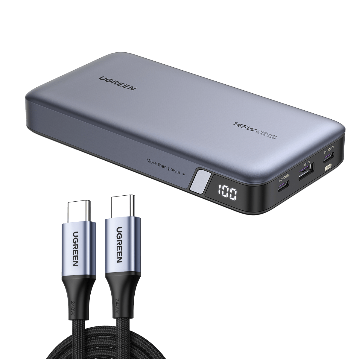 (Bundle)145WPowerBank+240WUSB-CCable