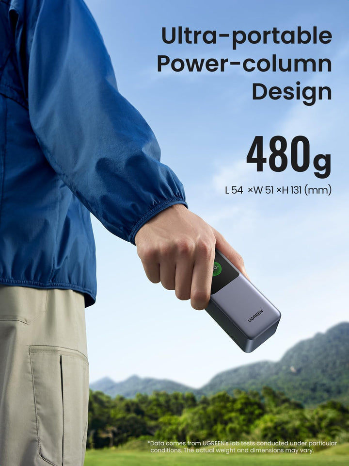 UGREEN Nexode Power Bank 20000mAh 130W Weighs only 309g