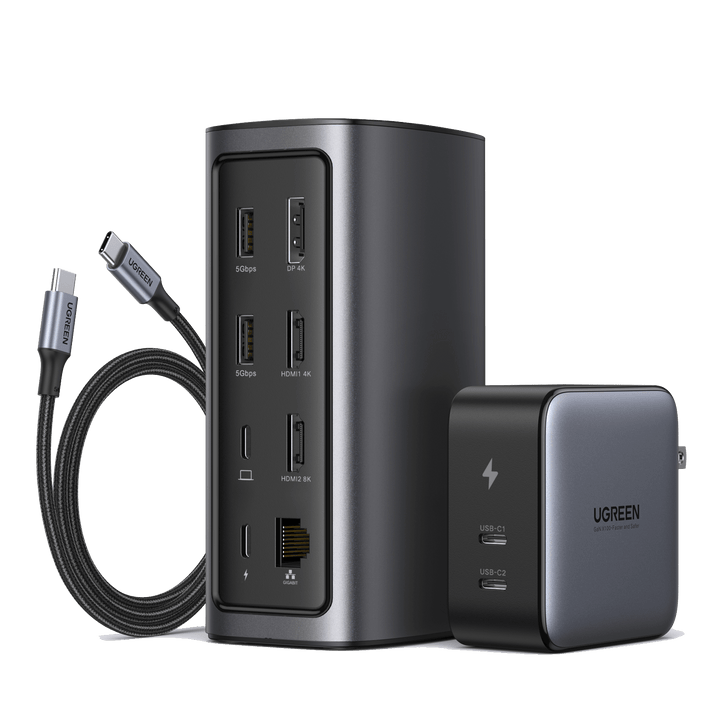 Ugreen USB-C Triple Display Docking Station (12-in-1) review: 8K dock with  lots of ports