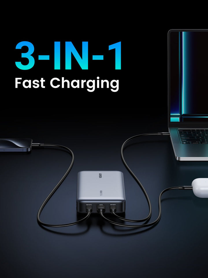 UGREEN's 145W fast charging power bank was a lifesaver during my long trip