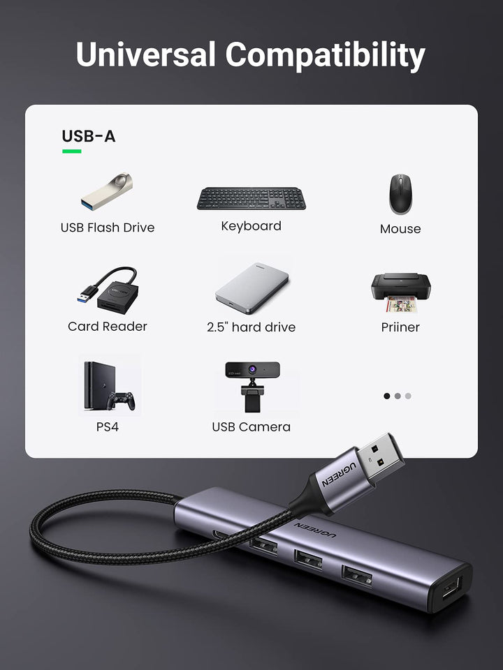 UGreen USB 3.0 Hub with Type C 1M - 40850 – Starlite