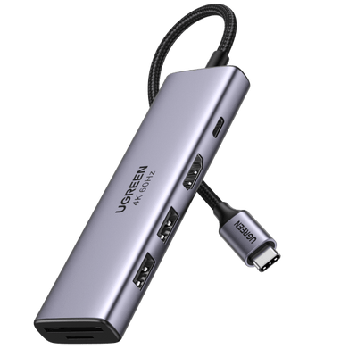 UGREEN 10919 ULTRA SLIM 5-IN-1 USB C HUB WITH ETHERNET AND HDMI - Ugreen  Thailand