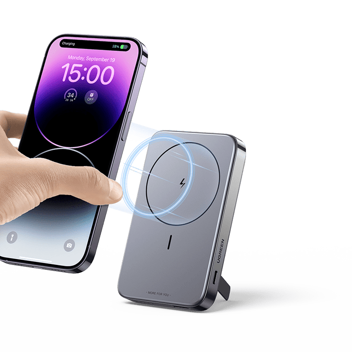 Ultra Slim Magnetic Power Bank  Portable Travel Apple Battery