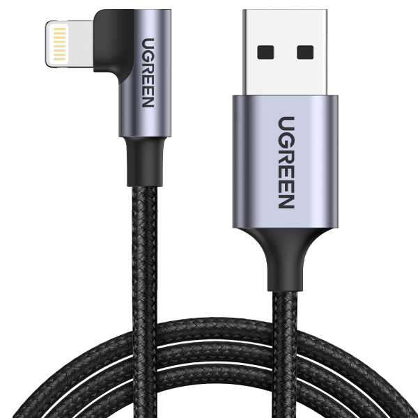UGREEN Lightning to 3.5mm Aux Cable Aluminum Shell with Braided 1m