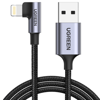 Cable Cargador UGREEN MFI USB Tipo C Lightning 1m (20313) Celeste