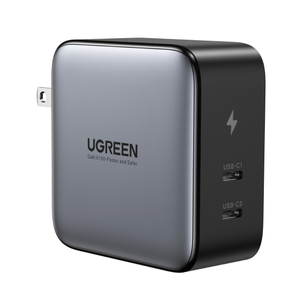 Cargador Ugreen 70866, 2 USB-C, 65w, Carga Rápida