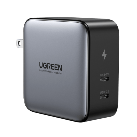 UGREEN Nexode 45W GaN 2-Port USB-C Wall Charger 90572 - Yahoo Shopping