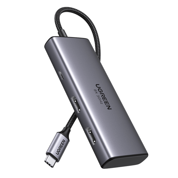 Buy UGREEN 40873 9 In 1USB Hub, USB Type C To 4K HDMI Multiport Adapter  Dock(Gray) Online at Best Prices in India - JioMart.