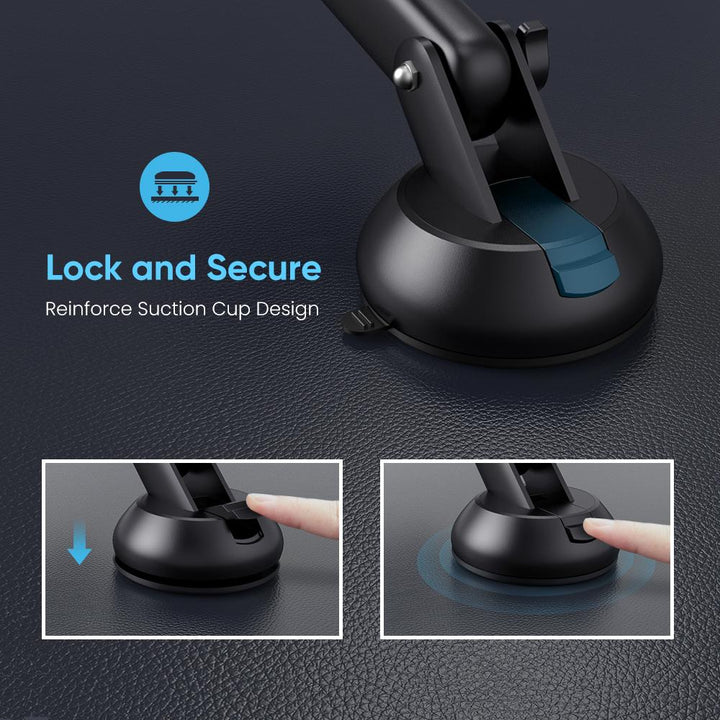 UGREEN Mobile Phone Holder Car Magnet Strong N52 Magnetic Mobile Phone  Holder Car for Dashboard Bombproof Suction Cup 360° Adjustable Magnetic Car  Mount Compatible with iPhone 14 13 12 Galaxy Xiaomi 